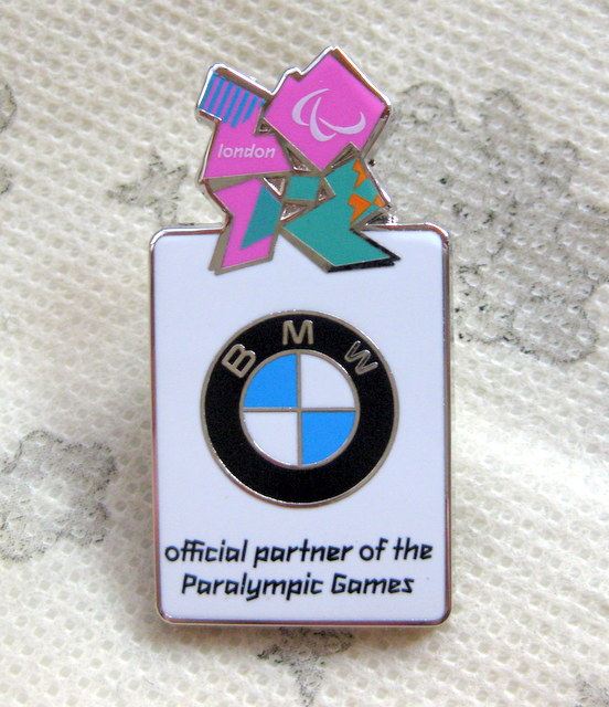 () 2012 London Olympic Games Badge Sponsor badge BMW in kind