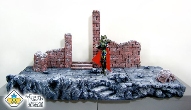 Fort of Amusement Saint - Clothes Myth Combined Resin Scene Godfighter Nordic Snow View 8 Piece Set Spot