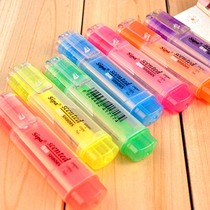 Creative stationery color fragrance candy color fluorescent marker pen highlighter marker Korean stationery