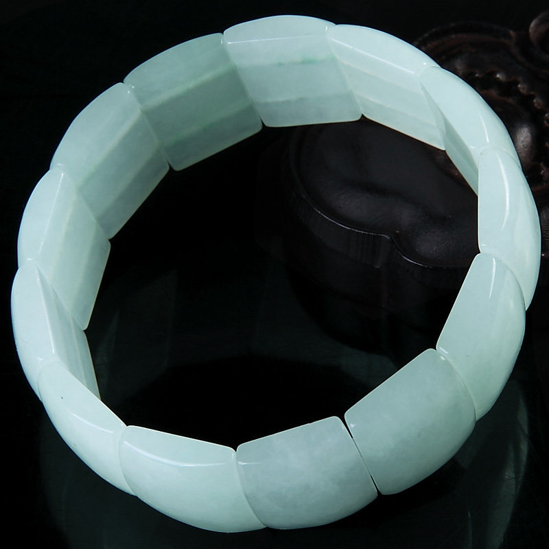 a cargo ice old pit jade hand chisel men's and women's models Myanmar natural a cargo jade hand card with certificate