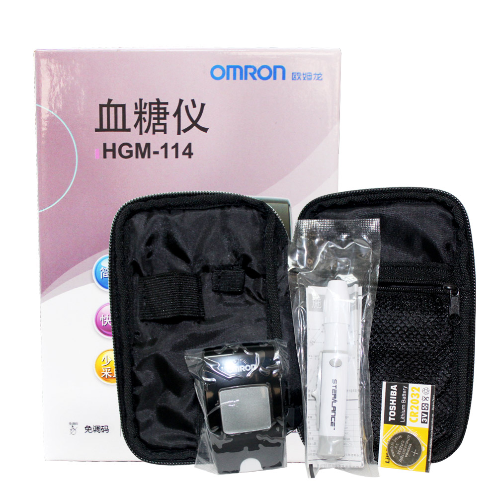 OMRON欧姆龙血糖仪HGM-114 糖尿病测量 测试仪家用
