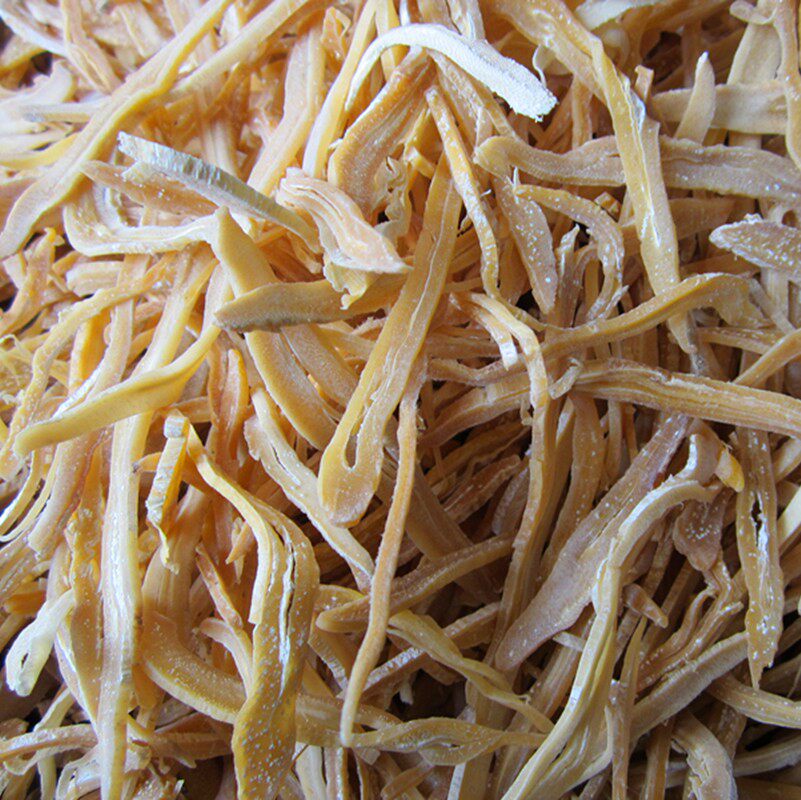 Golden Silk Shoots Day Sun Shoots Dry Stock Handmade Tender Winter Woolen Bamboo Crunchy Shoots 500 gr