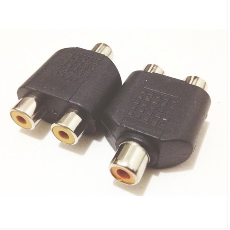 Lotus flower to mother three - way RCA mother head one - two AV transfer head AV three - way 1 - 2 - connector