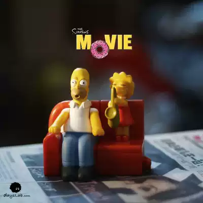 The Simpsons Simpsons movable doll doll decoration toy genuine bulk