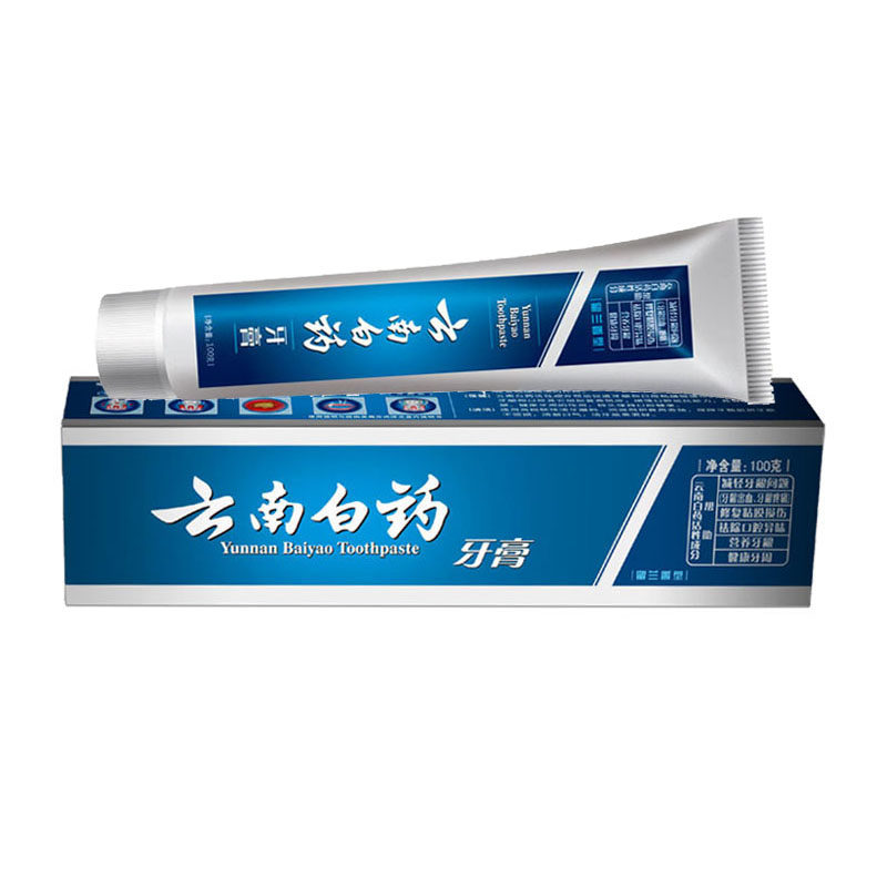【天猫超市】云南白药牙膏(留兰香)100g 修复粘膜损伤去异味出血