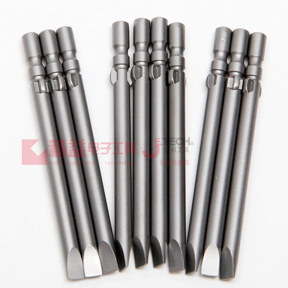 4 * 60 * 4 0 straight electric screwdrivers head s2 alloy steel electric screwdriver tip with electric screw driver nozzle 6mm electric screwdriver head