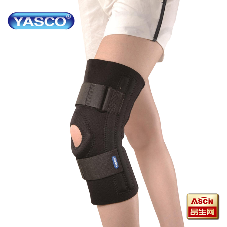 YASCO雅思70149 膝关节护具 固定支撑髌骨 加长护膝 包邮单只装