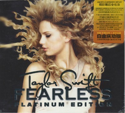 Taylor Swift泰勒史薇芙特放手去爱白金庆功版 CD+DVD泰勒斯威夫