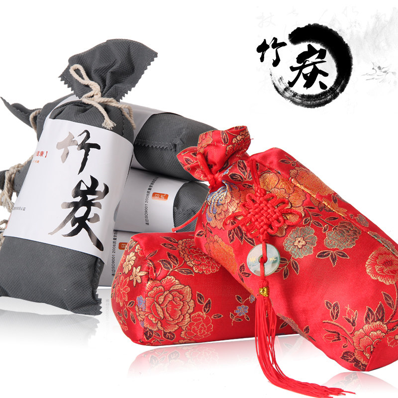 狮博竹炭包新房装修除味活性竹炭包汽车家具冰箱去甲醛家用竹碳包