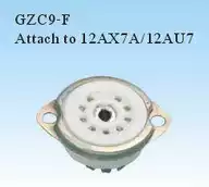 Vacuum tube socket little nine feet GZC9-F for 6n1 6n2 6n3 ECC81 ECC82 ECC83