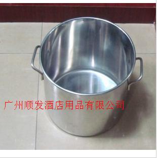 Stainless steel high pot high pot 25X25 stainless steel with lid porridge bucket stainless steel bucket stainless steel high pot