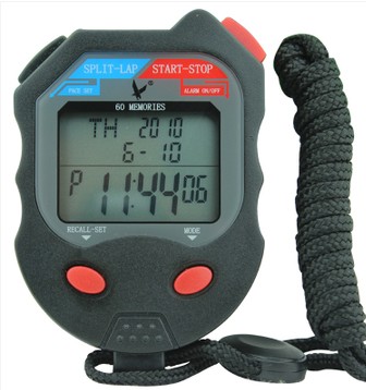 Tianfu stopwatch PC560 three-row 60-channel stopwatch electronic stopwatch countdown multi-function timer stopwatch