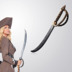 Cướp biển Caribbean Caribbean vũ khí Machete mô phỏng đạo cụ vũ khí đồ chơi retro thiết bị kiếm bên cosplay đồ cosplay học sinh Cosplay