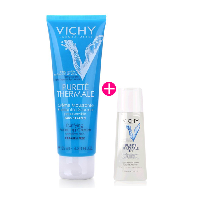 Vichy/薇姿 泉之净滢润泡沫洁面霜125ml正品