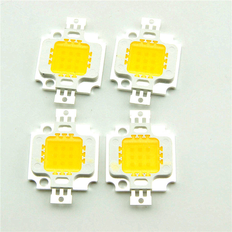 10W DC 9-12V 12-14V LED beads are warm white red, green, yellow and blue reflected beads