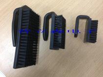 High-quality material black plastic U-type anti-static brush board brush circuit board brush brush large medium and small specifications