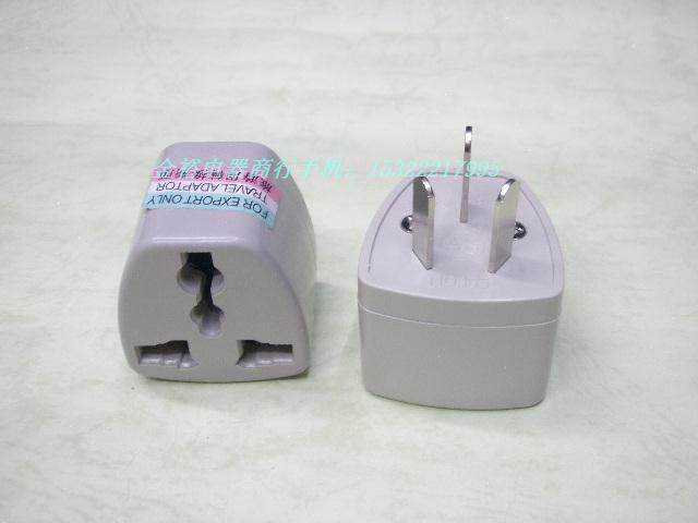 Chong 2 crown power conversion head three plug-in universal 3 flat-turn universal plug travel special conversion head