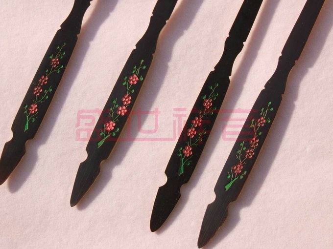 High-grade dulcimer bamboo, dulcimer keys, dulcimer skewers, piano keys, carved plums, bamboo, various styles, 1 pair