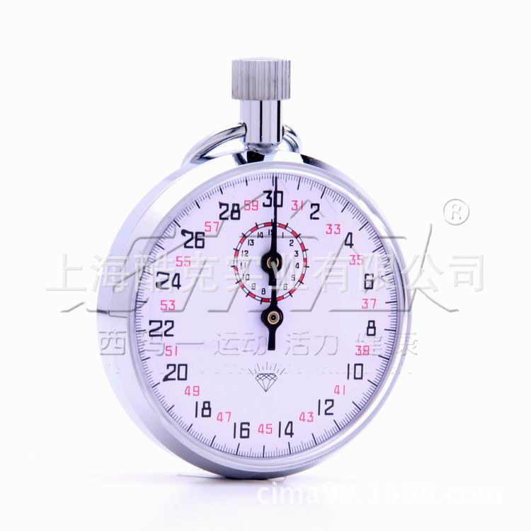 Shanghai production of professional stopwatch star diamond stopwatch factory diamond brand mechanical stopwatch JM504 807 all metal shell 0.1