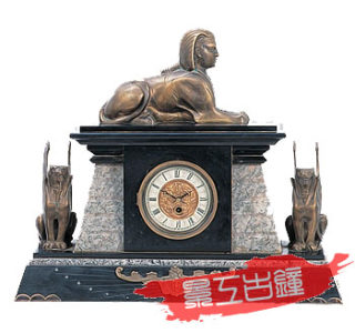 Clocks, Antique, Classical, European-style, Mechanical Table Clock, Bronze Clock, Height 430mm