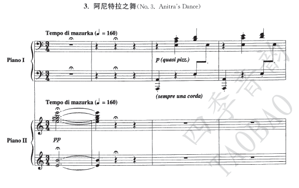 Greg Peergint Suite No. 1 (A) The Dance of Anitra for Two Pianos