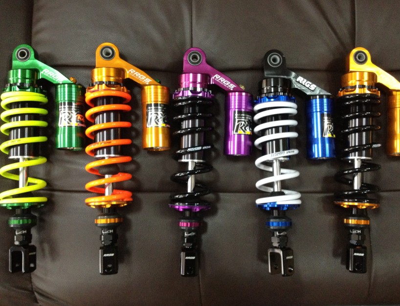 Taiwan RRGS nitrogen bottle damping adjustable rear shock absorber RS100 Fuxi Qiaoge CUXI Kuqi Xunying 125