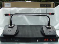 Desktop Halo gooseneck wireless conference microphone one drag two video conference system microphone 1 Drag 2 one drag four