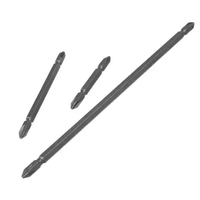 Penggong tools hexagonal pneumatic screwdriver head Double-headed cross extended screwdriver head screwdriver head batch nozzle 65-400mm