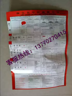 Supply life-saving signals and rescue methods, schematic diagrams and all kinds of marine posters, marine products