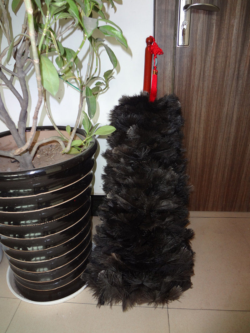 Chi's name duster Chicken feather duster Ostrich duster Large household car dust duster