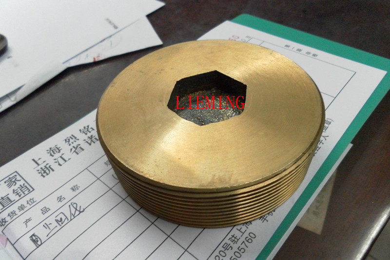 COPPER JOINT COPPER INNER SOCKET Choke Plug Copper Oil Plug 3 Inch DN80