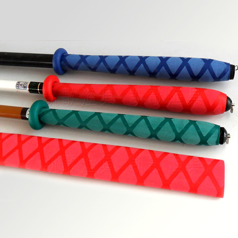 Fishing rod heat-shrinkable tube fishing gear non-slip handle sleeve silicone wrapping with rod handle sleeve sweat-absorbing hand grip handle leather fishing