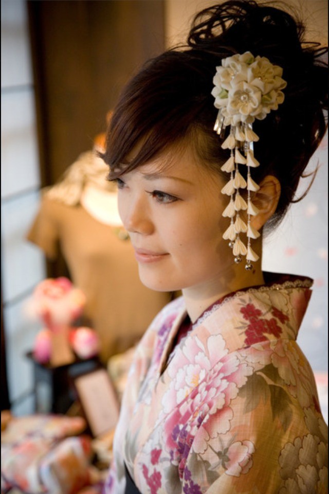 And wind hair classic flow Su hair DIY Japanese and cloth cloth - hair - decorated headdress