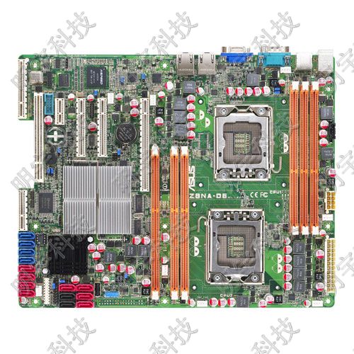 ASUS Z8NA-D6 spot INTELS5500 chipset LGA1366 new boxed three-year warranty