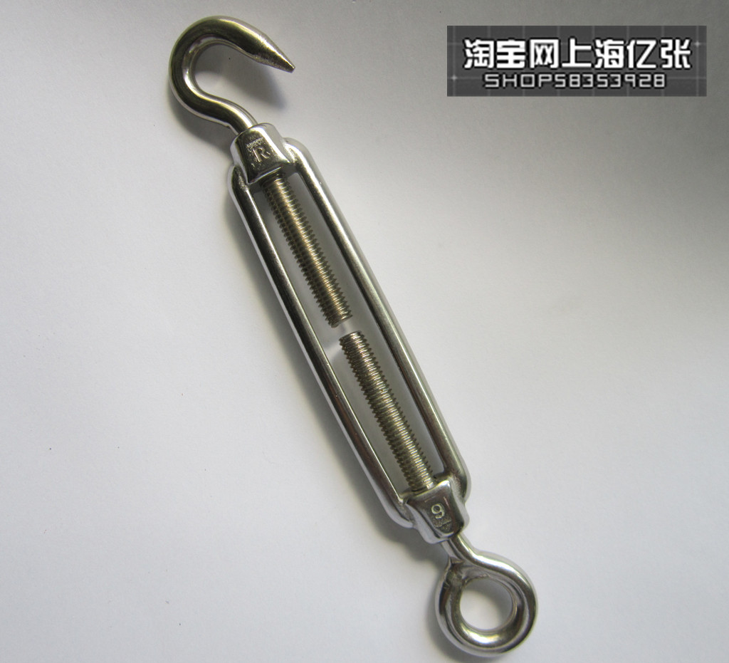 201 stainless steel open body turnbuckle screw flower basket screw turnbuckle wire rope tensioner tensioner M6