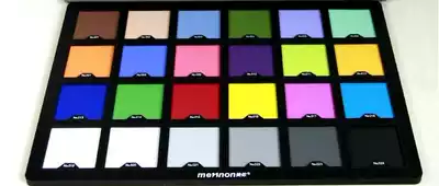 Meinong 24 color test standard board Universal digital camera color grading color card 24-color color swatch small