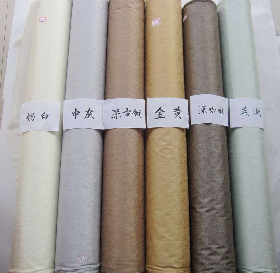 Jin Aya with glue Jin Aya mounting material 83cm wide Han Jin with glue 2 9 yuan a meter whole roll