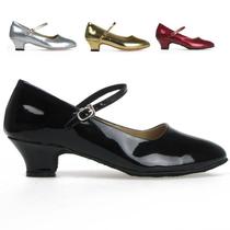 New Adult Womens Square Dance Shoes Dance Shoes Gel Bottom Morden Shoes 30% Heel Dancing Shoes Latin Dance Ballroom Tango