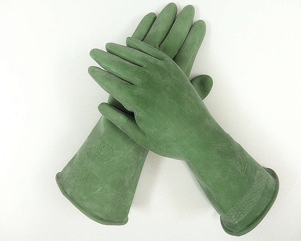 Butyl Rubber Protective Gloves Acetone Resistant Gloves Acid and Alkali Resistant Industrial Gloves Butyl Nylon Lined Gloves