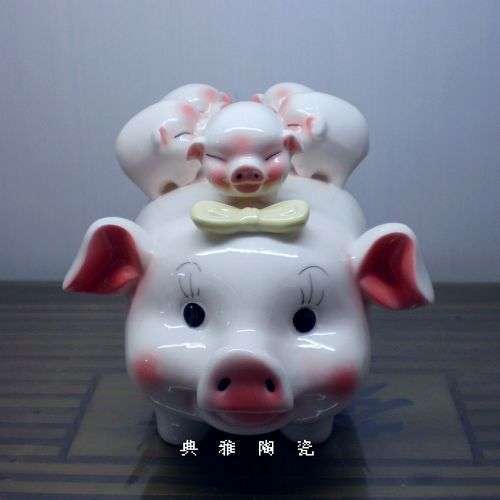 Jingdezhen Ceramics Furnishing High-end Craftsmanship Adornment The Whole Family Fu Porcelain Deposit Silo