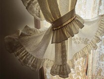 Bonaparte memory ~~ European style country American country French country vintage velvet handmade custom curtains