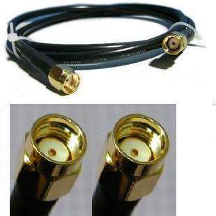 SMAJJ connecting wire internal thread inner hole anti-polarity 50-3 wire length 1 m antenna SMA connecting wire