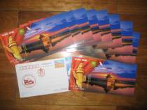 2009 edition of the Forbidden City Corner building postage postcards 10 pieces