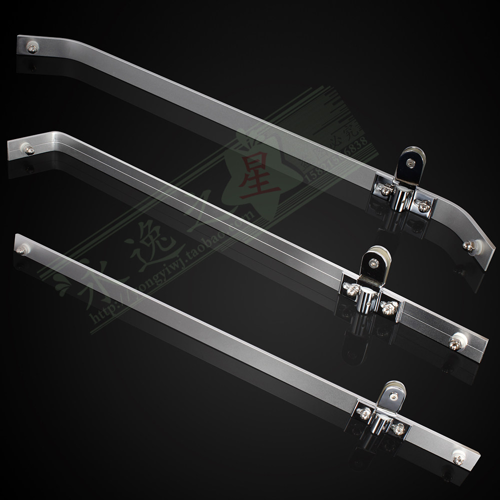 Aluminium beam aluminium strip zinc alloy heaven and earth clip shower room connector pull-lever glass fitting with screw 1 support price
