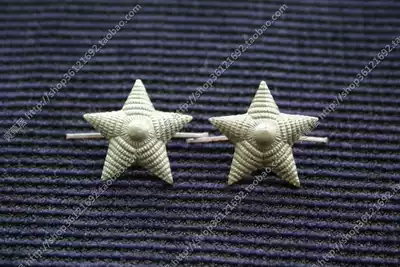 Fidelity Soviet Soviet Combat training uniform epaulettes a pair of green army rank stars