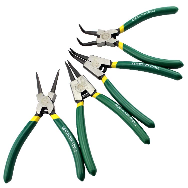 Thyme for external use with straight head elbow spring pliers C type clasp clamp snap spring mounting disassembly pliers
