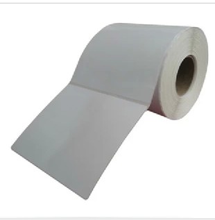 Coated paper self-adhesive labels 80*80*500 sheets roll punch 5 drills special promotion
