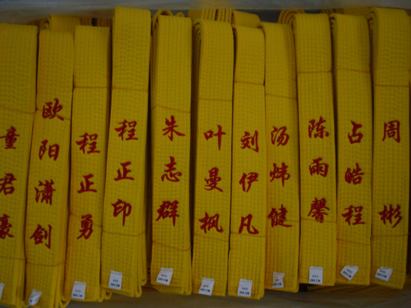 Taekwondo belt Taekwondo ribbon Taekwondo grade belt Taekwondo belt Taekwondo belt can be embroidered