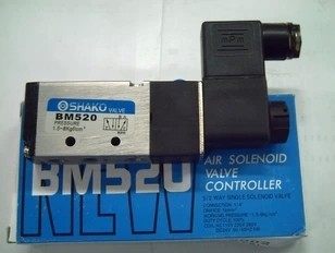 SHAKO solenoid valve BM520 Two-position five-electrifying magnetic valve gas valve voltage AC220v