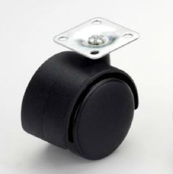 Nylon new wheel main frame universal wheel Nylon mobile push-pull cabinet Movable file cabinet small flat 4CM